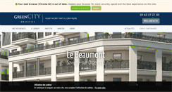 Desktop Screenshot of greencityimmobilier.fr