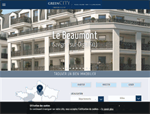 Tablet Screenshot of greencityimmobilier.fr